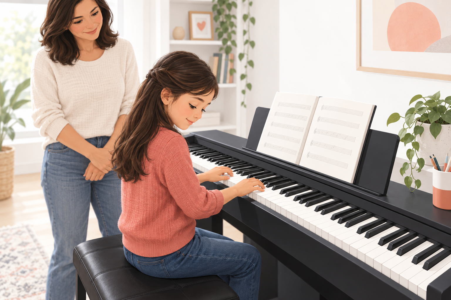 Should Kids Look at Their Hands While Playing Piano?