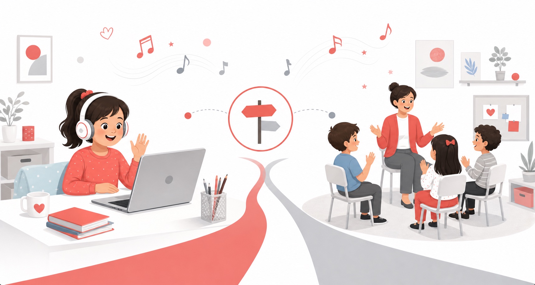 Online and after-school piano learning paths for beginner kids